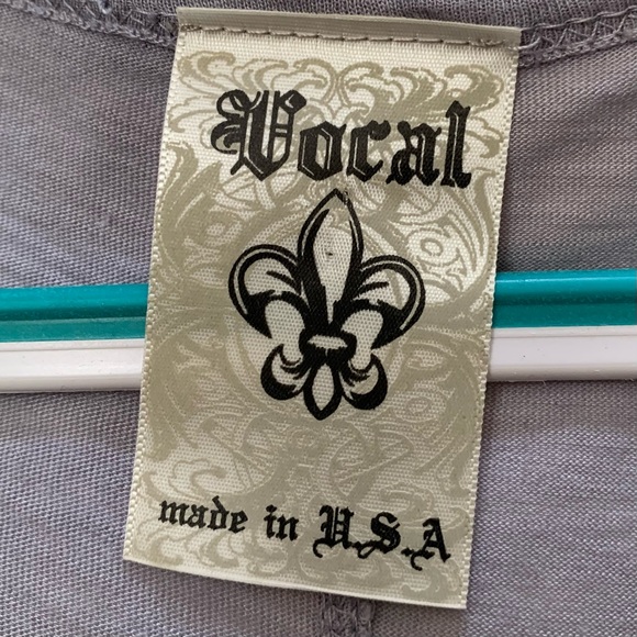 Vocal Brand Asymmetrical Graphic Tank Top - Picture 3 of 4